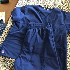 Navy scrubs